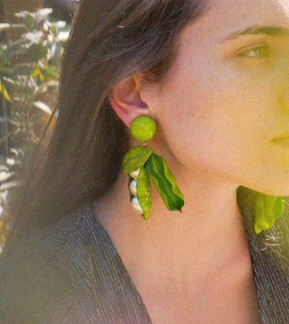 Ciléa Bijoux - Boucles d'oreilles Petits Pois - Maxi – Tiges (oreilles percées)