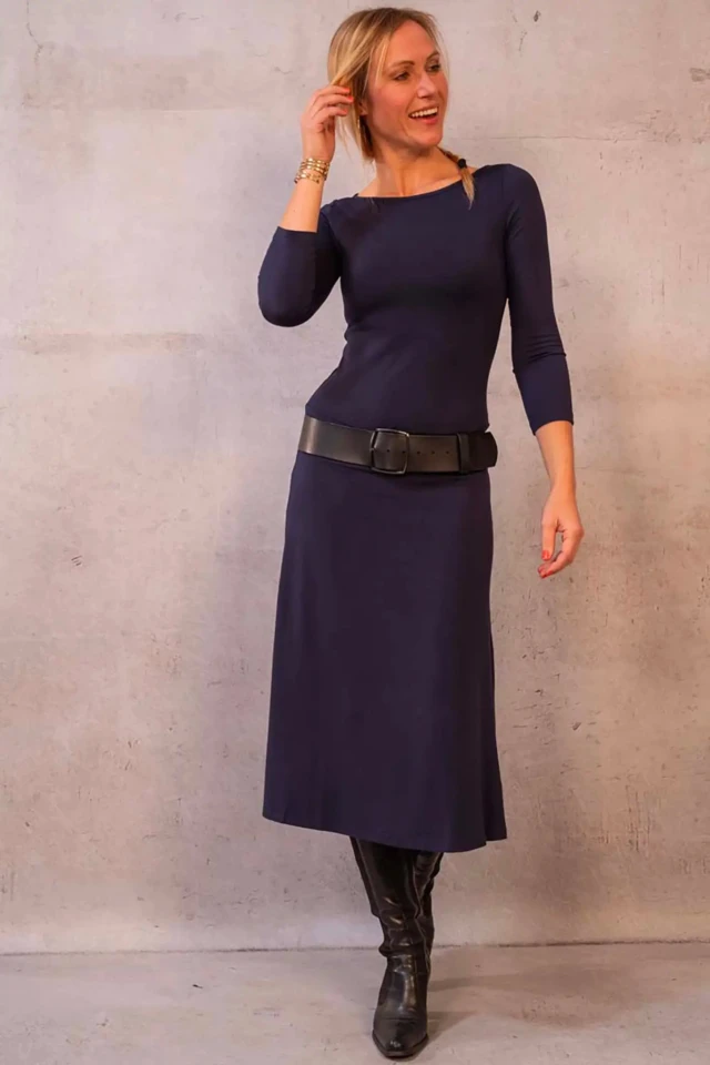 THELMA & ROSE - Robe midi col bateau Juliette