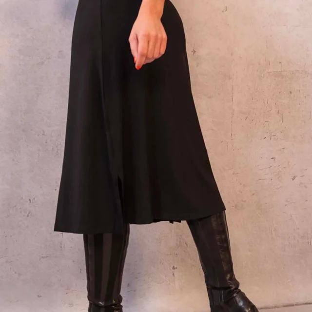 Thelma Rose - Robe midi col bateau Juliette – 44 / Noir