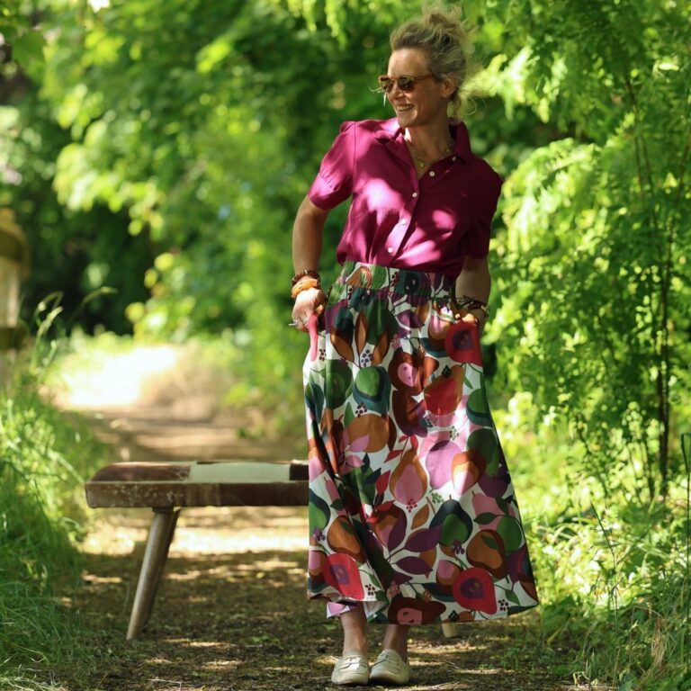 Quintessence - Jupe Tao — Coton fruité – XXXL