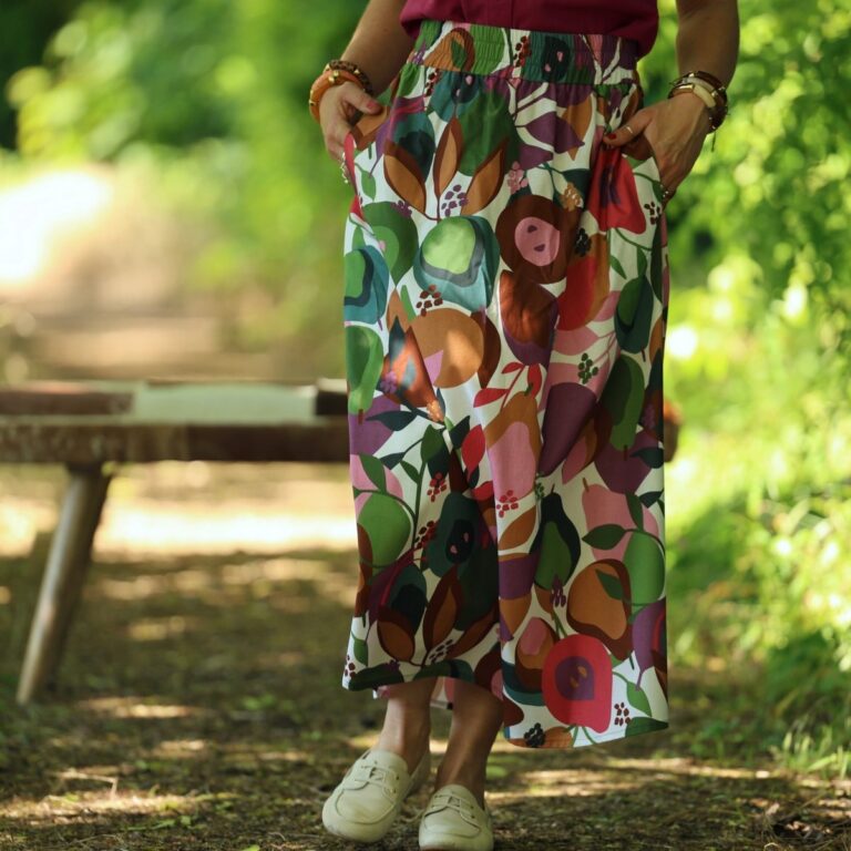 Quintessence - Jupe Tao — Coton fruité – XXXL