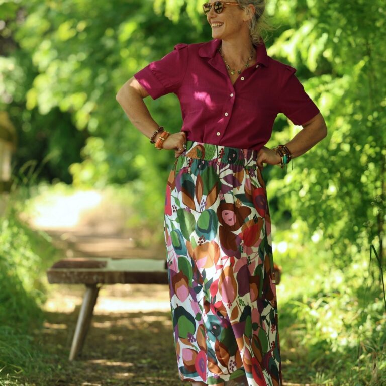 Quintessence - Jupe Tao — Coton fruité – XXXL