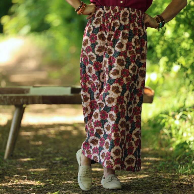 Quintessence - Jupe Tao — Coton Souvenir de Vérone – XXXL