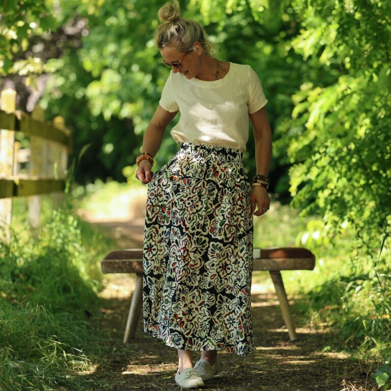 Quintessence - Jupe Tao — Viscose Dolce vita – M