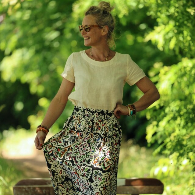 Quintessence - Jupe Tao — Viscose Dolce vita – M