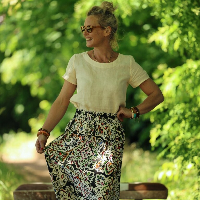 Quintessence - Jupe Tao — Viscose Dolce vita – M
