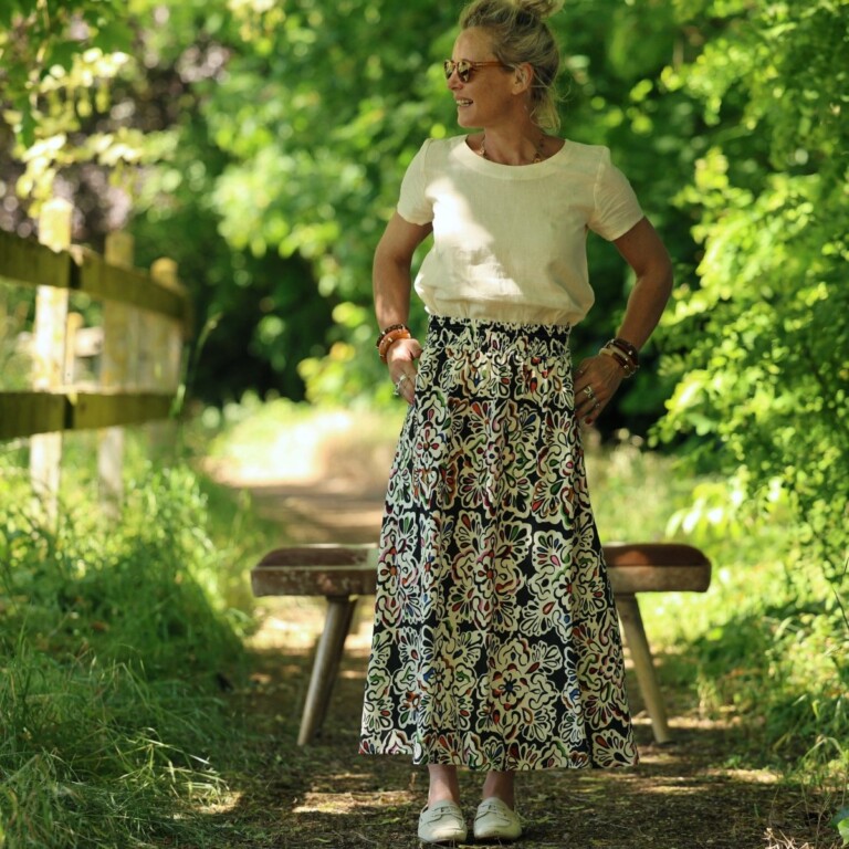 Quintessence - Jupe Tao — Viscose Dolce vita – M