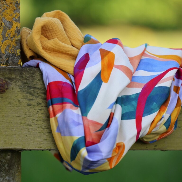 Quintessence - Jupe Tao — Viscose Mystère botanique – XS
