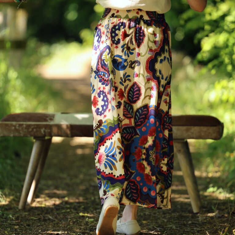 Quintessence - Jupe Tao — Viscose Palazzo nomade – XXXL