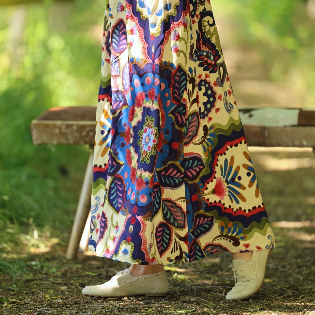 Quintessence - Jupe Tao — Viscose Palazzo nomade – XXXL