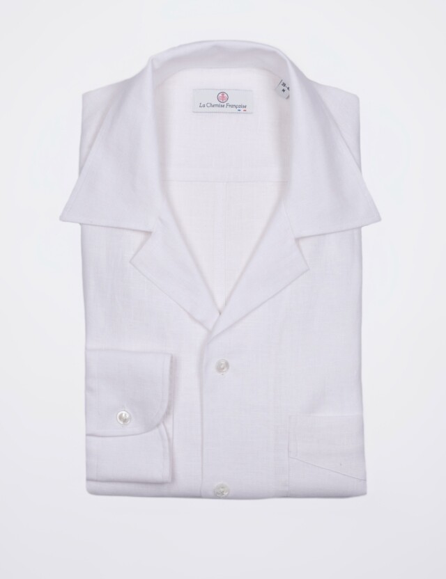 La Chemise Française - Chemise Aficionado Blanche