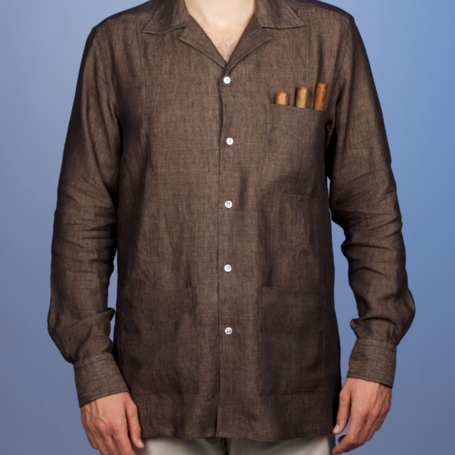 La Chemise Française - Chemise Aficionado Marron – 3XL