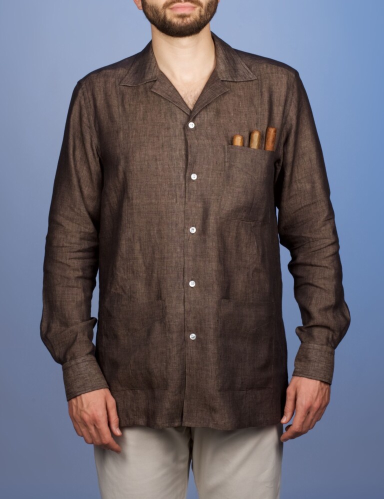 La Chemise Française - Chemise Aficionado Marron – 3XL