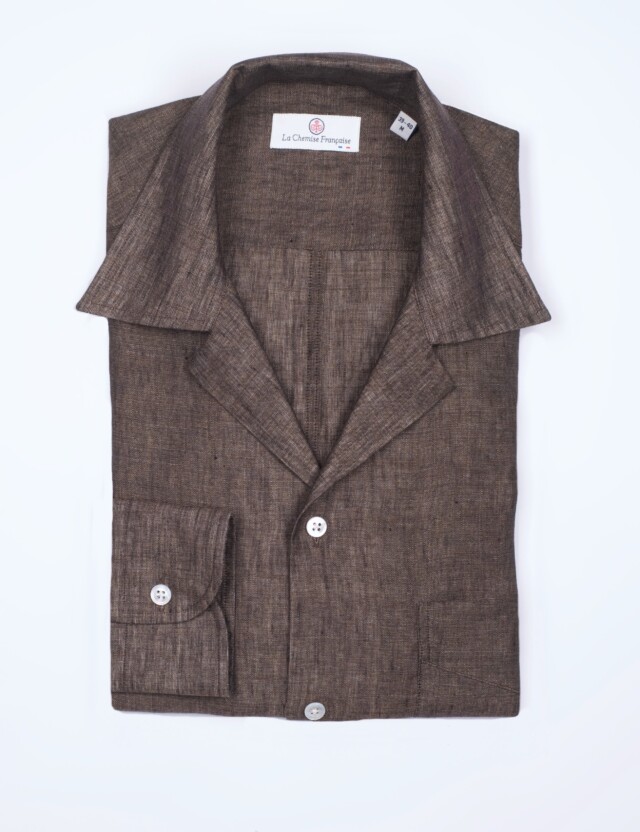 La Chemise Française - Chemise Aficionado Marron