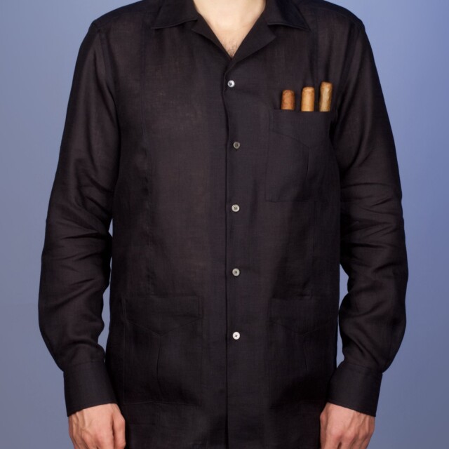 La Chemise Française - Chemise Aficionado Noire – 3XL