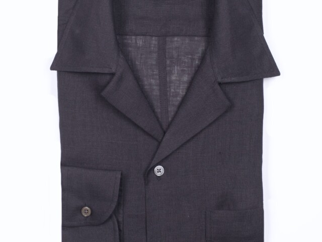 la chemise francaise chemise aficionado noir pliee La Chemise Française - Chemise Aficionado Noire – 3XL