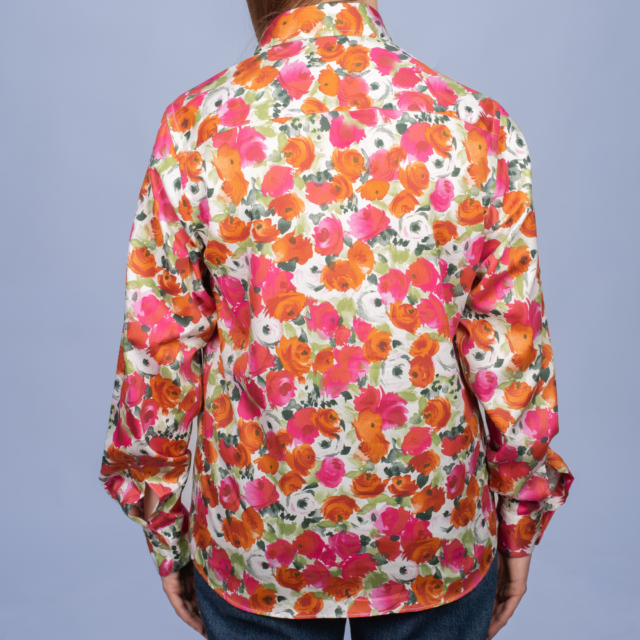 La Chemise Française - Chemisier Roseraie Rouge – 46
