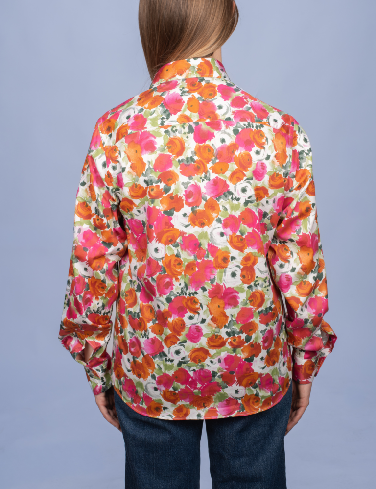 La Chemise Française - Chemisier Roseraie Rouge – 46