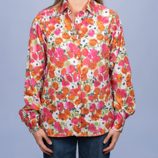 La Chemise Française - Chemisier Roseraie Rouge – 46