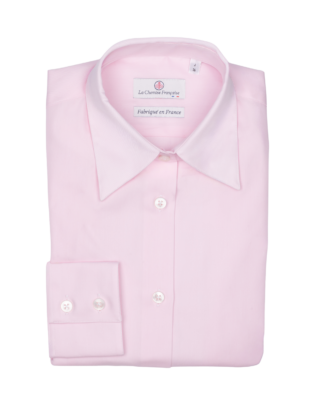 La Chemise Française - Chemisier Twill Fin Rose