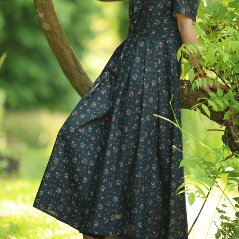 Meta SS25 - La combi India manches courtes en coton lavé Herbier romantique – XL