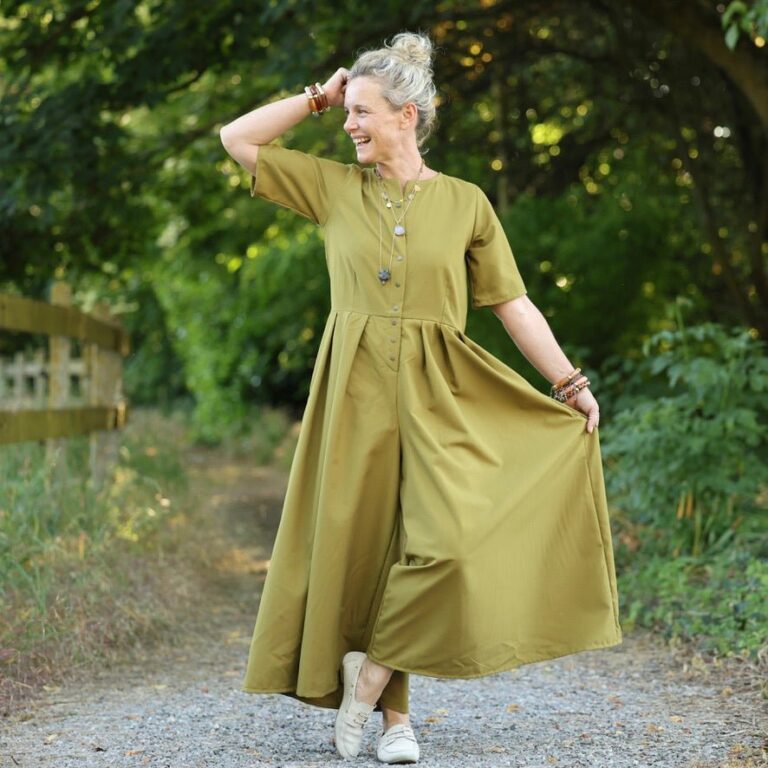 Meta SS25 - La combi India manches courtes en coton/viscose Kiwi – S