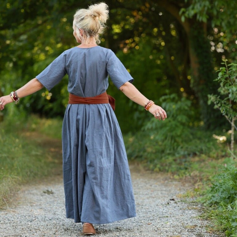 Meta SS25 - La combi India manches courtes en lin jean – S