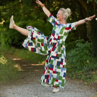 Quintessence - La combi India manches courtes en viscose Sonia