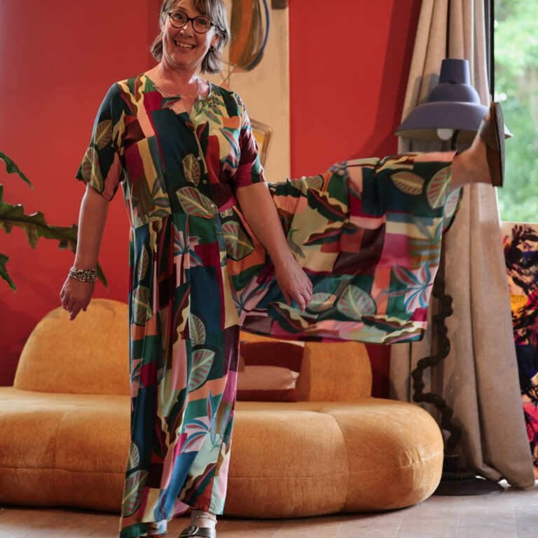 Meta SS25 - La combi India manches courtes en viscose Tropique – XXXL