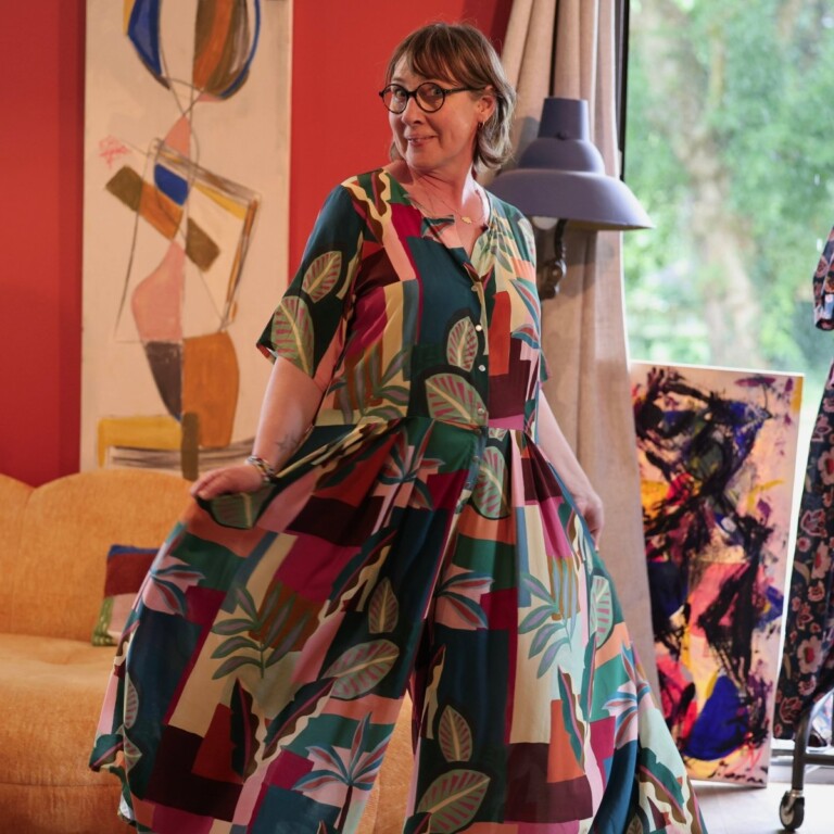 Meta SS25 - La combi India manches courtes en viscose Tropique – XXXL