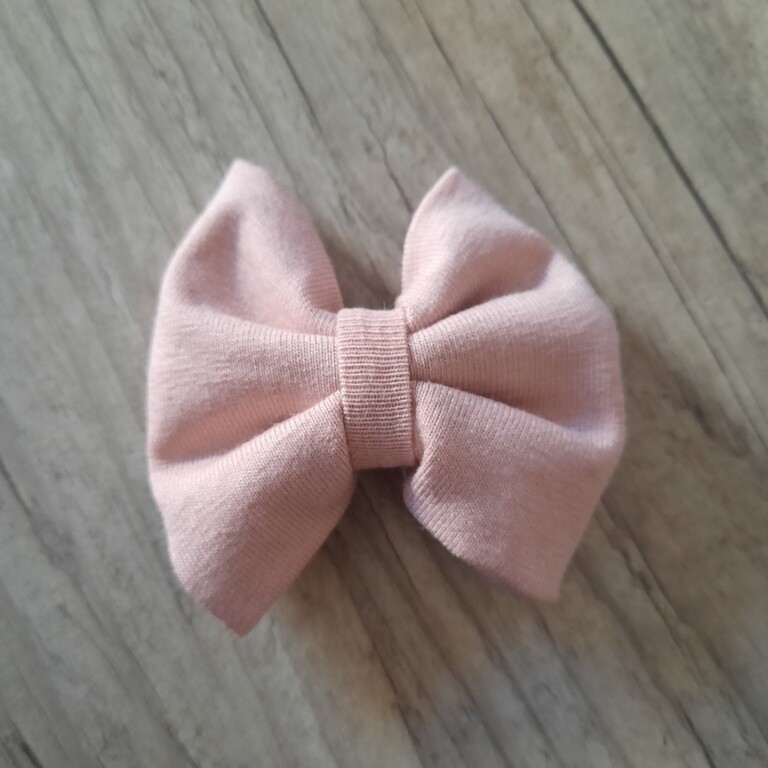 La Fabrique A DeDeuh - Lot de 3 Barrettes nœud 6cm – Blanc/Beige/rose pale / Clip