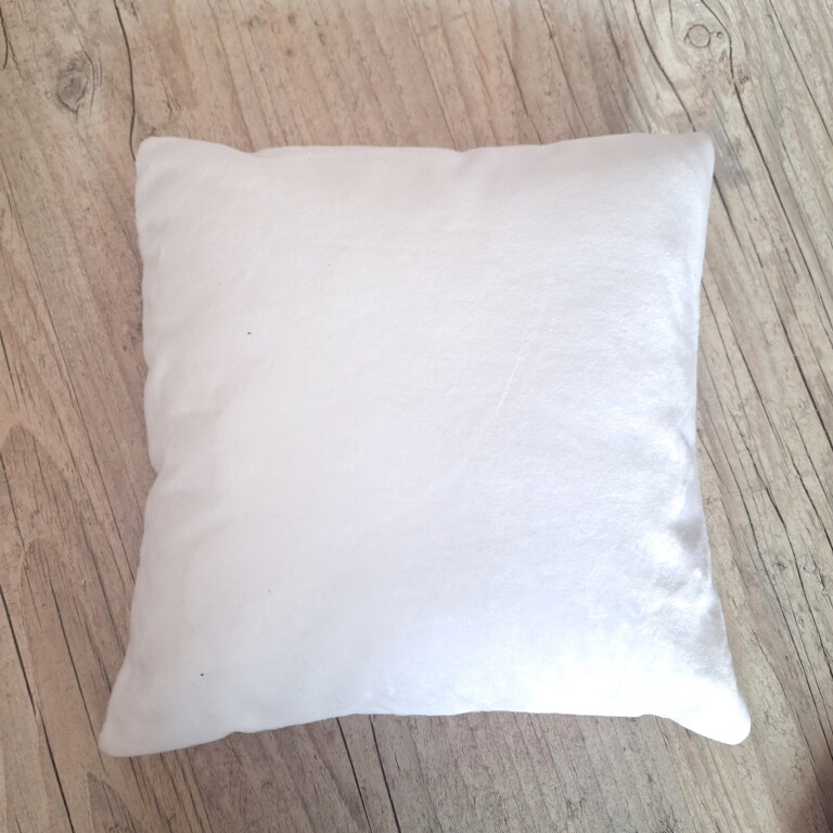La Fabrique A DeDeuh - Coussin personnalisé en tissu matelasséet minky lisse