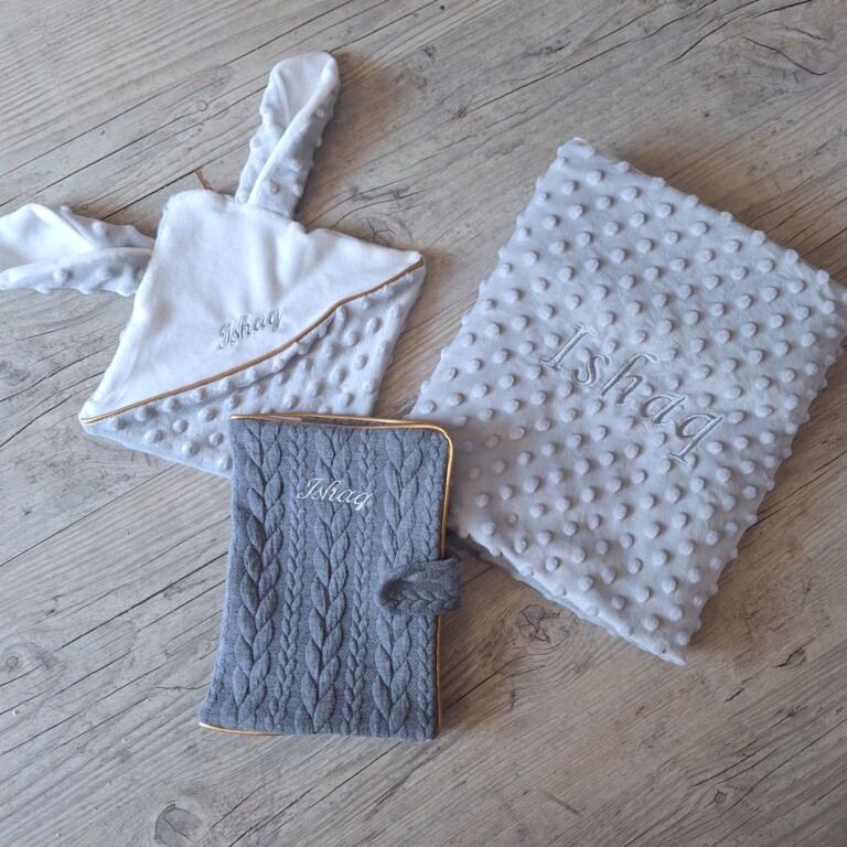 La Fabrique A DeDeuh - Coffret Bébé Personnalisé  Chic – Couverture