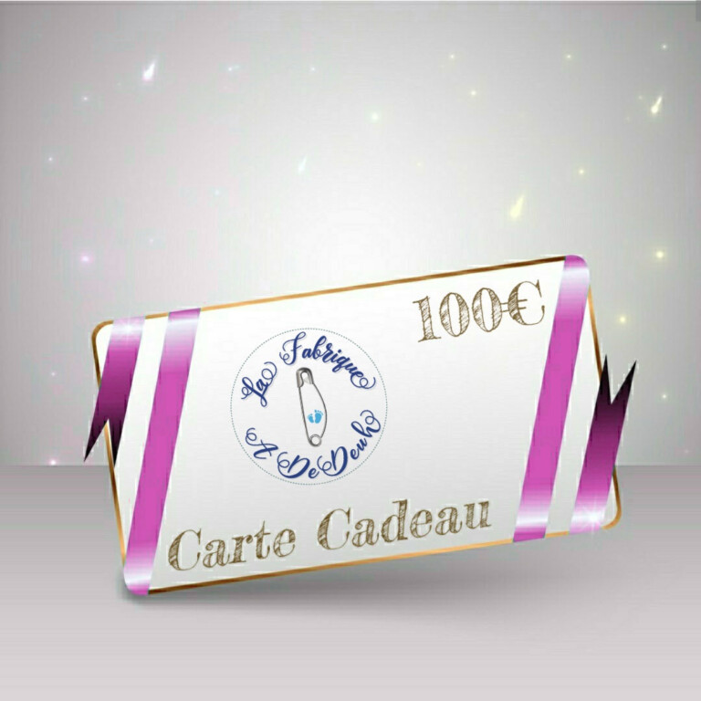La Fabrique A DeDeuh - Carte-cadeaux La Fabrique A DeDeuh a offrir – 150