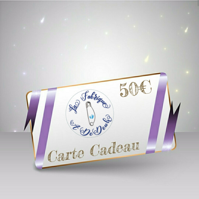 La Fabrique A DeDeuh - Carte-cadeaux La Fabrique A DeDeuh a offrir – 150