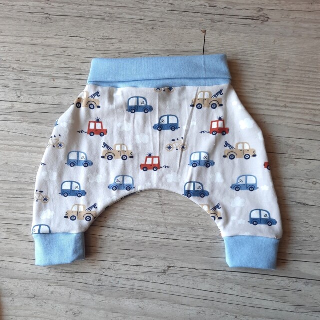 La Fabrique A DeDeuh - Ensemble Pantalon sarouel+ bonnet bébé à motif en tissu jersey extensible 4 couleurs – 18.24 mois