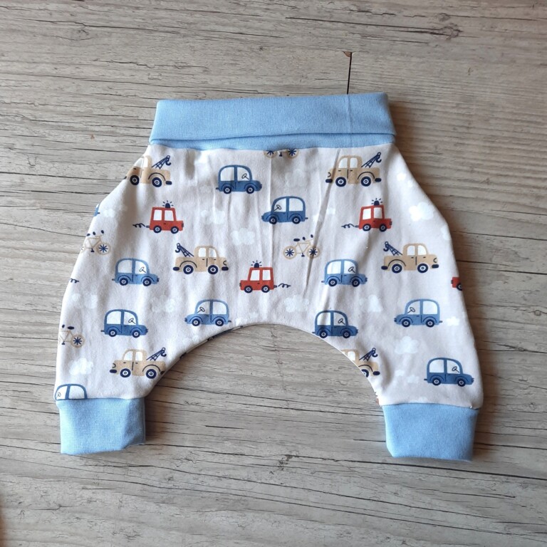 La Fabrique A DeDeuh - Pantalon sarouel bébé à motif en tissu jersey extensible 4 couleurs – 18.24 mois