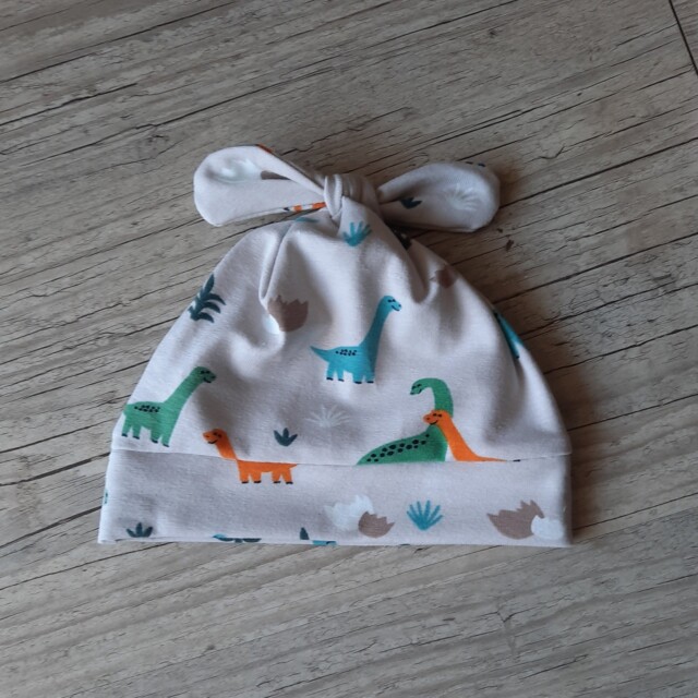 La Fabrique A DeDeuh - Pantalon sarouel+ bonnet bébé à motif en tissu jersey extensible – 18.24 mois