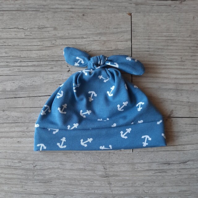 La Fabrique A DeDeuh - Pantalon sarouel+ bonnet bébé à motif en tissu jersey extensible – 18.24 mois