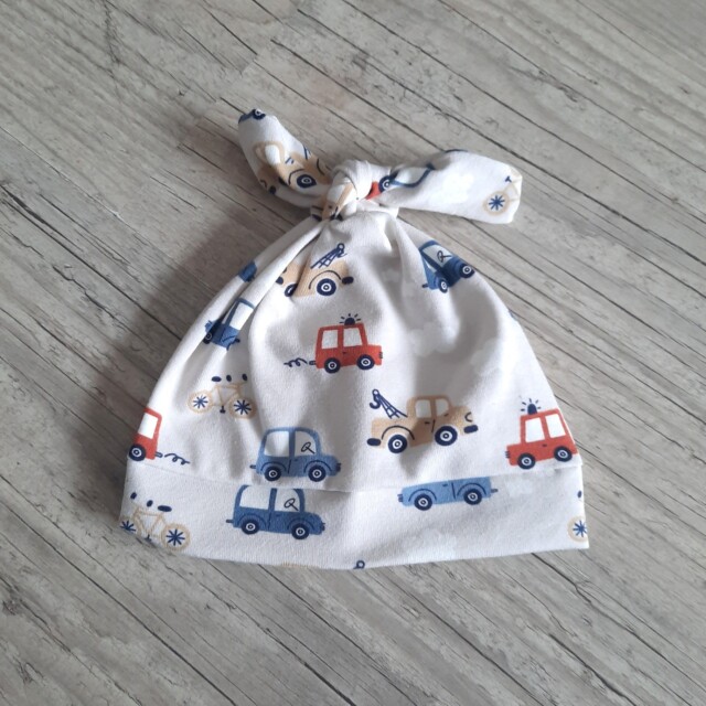 La Fabrique A DeDeuh - Pantalon sarouel+ bonnet bébé à motif en tissu jersey extensible – 18.24 mois