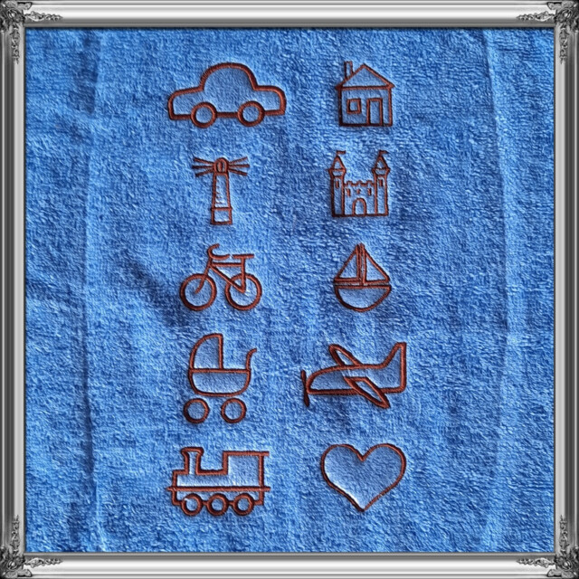 La Fabrique A DeDeuh - Serviette souvenir tableau de naissance personnalisée 50x100cm ou 70x130cm avec prénom brodé: 8 couleurs – 70x130