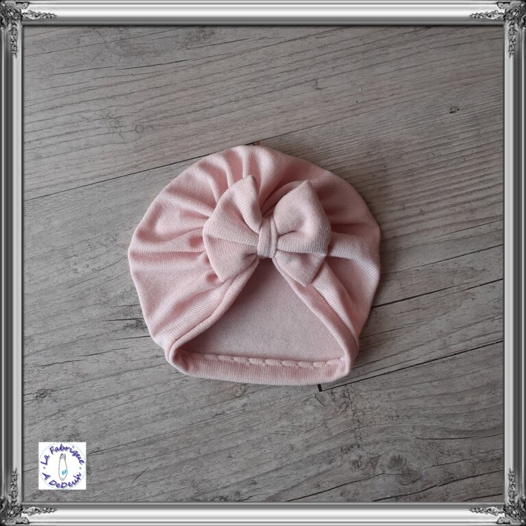 La Fabrique A DeDeuh - Turban bonnet nœud chaud en tissu maille extensible 8 couleurs – adulte