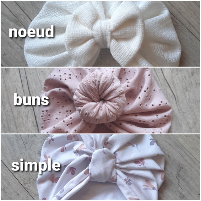 buns ou simple en jersey ajouré extensible 5 couleurs – adulte