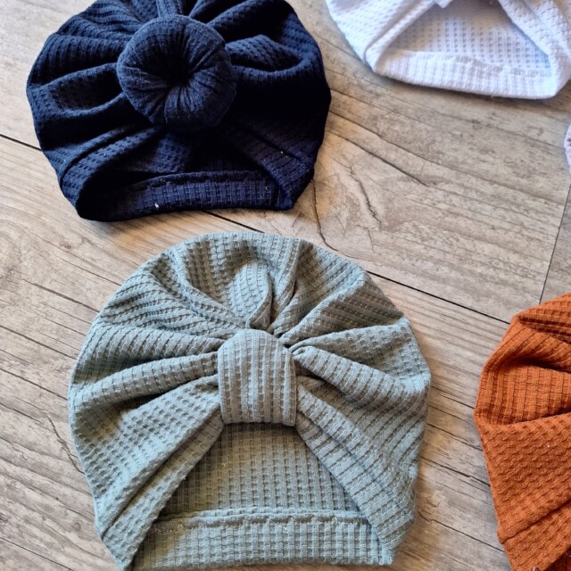 buns ou simple en tissu maille gaufré 8 couleurs – Adulte