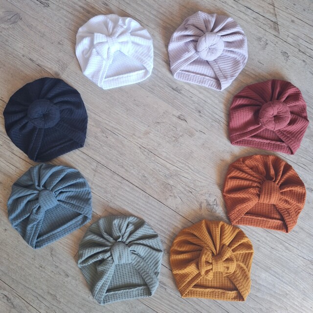 buns ou simple personnalisé avec prénom brodé en tissu maille gaufré 8 couleurs – Adulte