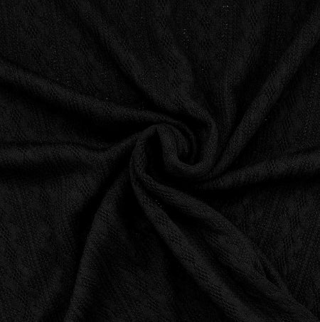 La Fabrique A DeDeuh - Bonnet noeud en tissu maille de coton façon tricot jacquard 9 couleurs – adulte