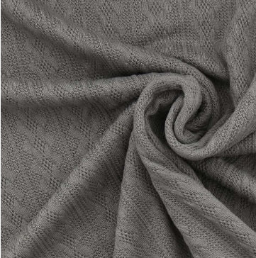 La Fabrique A DeDeuh - Bonnet noeud en tissu maille de coton façon tricot jacquard 9 couleurs – adulte