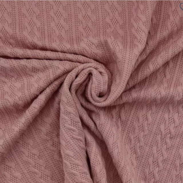La Fabrique A DeDeuh - Ensemble Prénom Brodé en tissu maille de coton façon tricot jacquard Turban + moufles + chaussons brodé assortis – Turban+moufles / 9.12 mois
