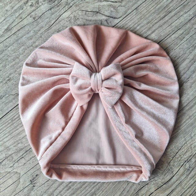 La Fabrique A DeDeuh - Turban bonnet nœud velours extensible chaud et doux 10 couleurs – Adulte