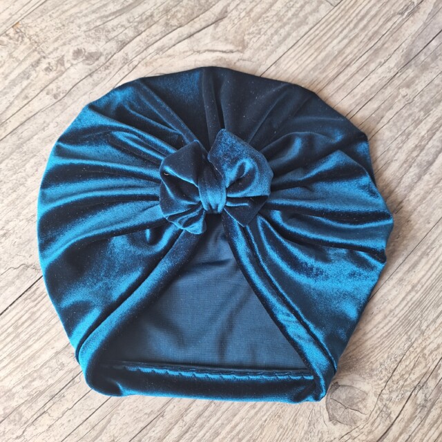 La Fabrique A DeDeuh - Turban bonnet nœud velours extensible chaud et doux 10 couleurs – Adulte